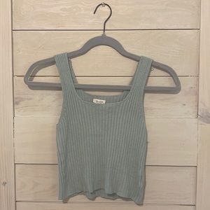 Brandy Melville soft ribbed sweater tank top